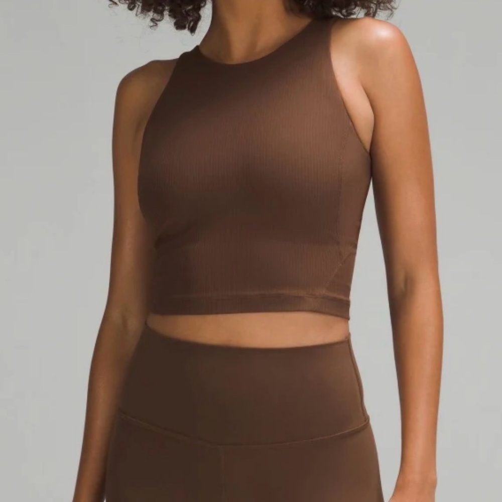 Lululemon Align Ribbed High-Neck Tank Top